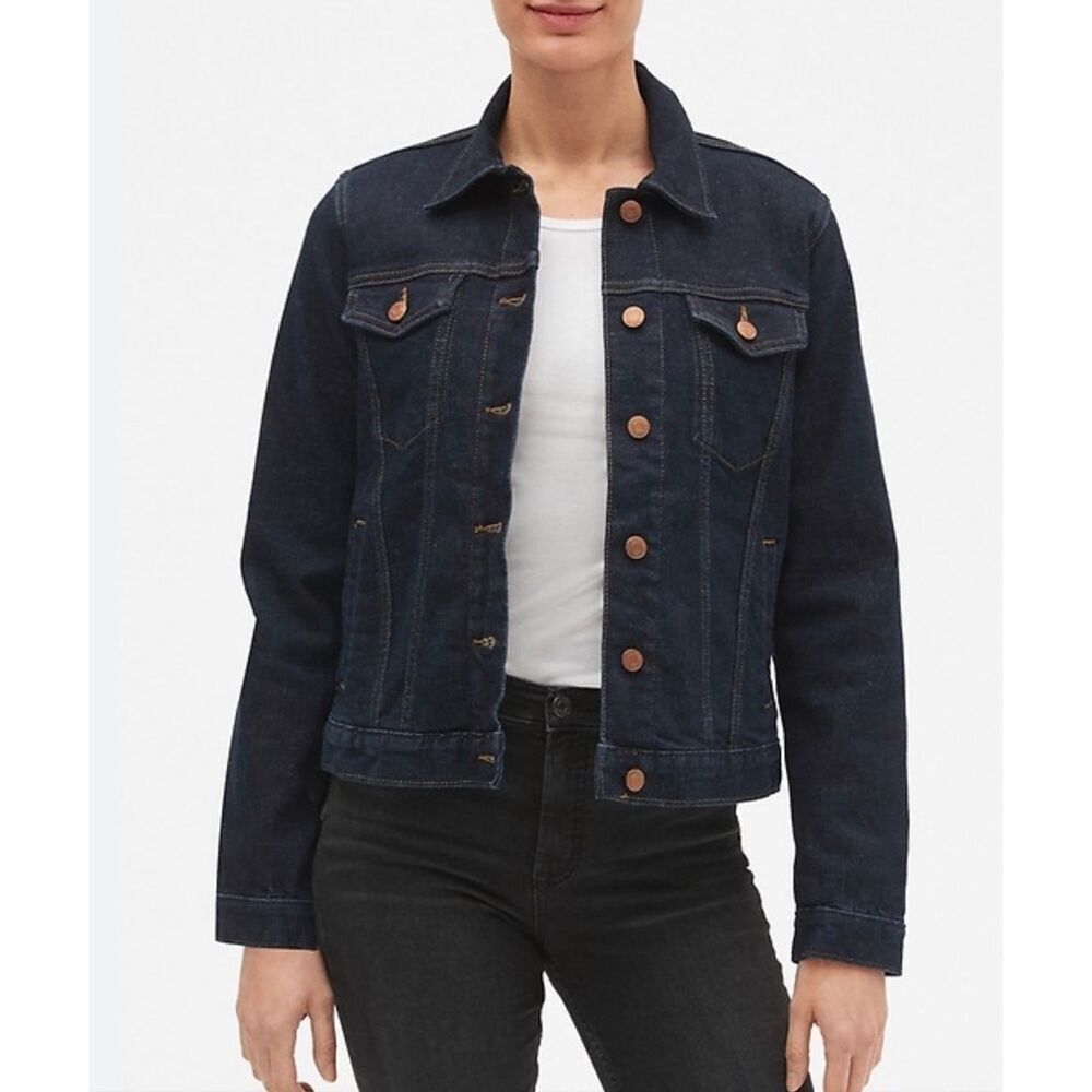 J Brand Dark Denim Jacket | Blue in Small